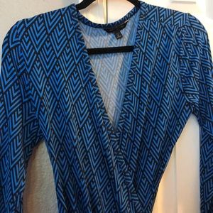 Bananas Republican wrap dress